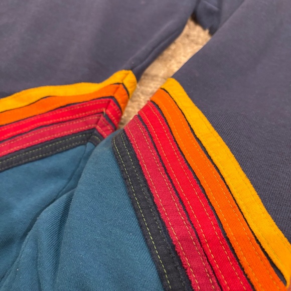 Aviator Nation Glider Stripe Rainbow Sweatpants Women’s Small Made In USA Read - Picture 6 of 16